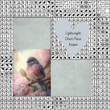 Spring Bird Chart Place Keeper
