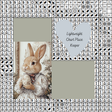 Spring Easter Bunny Chart Place Keeper