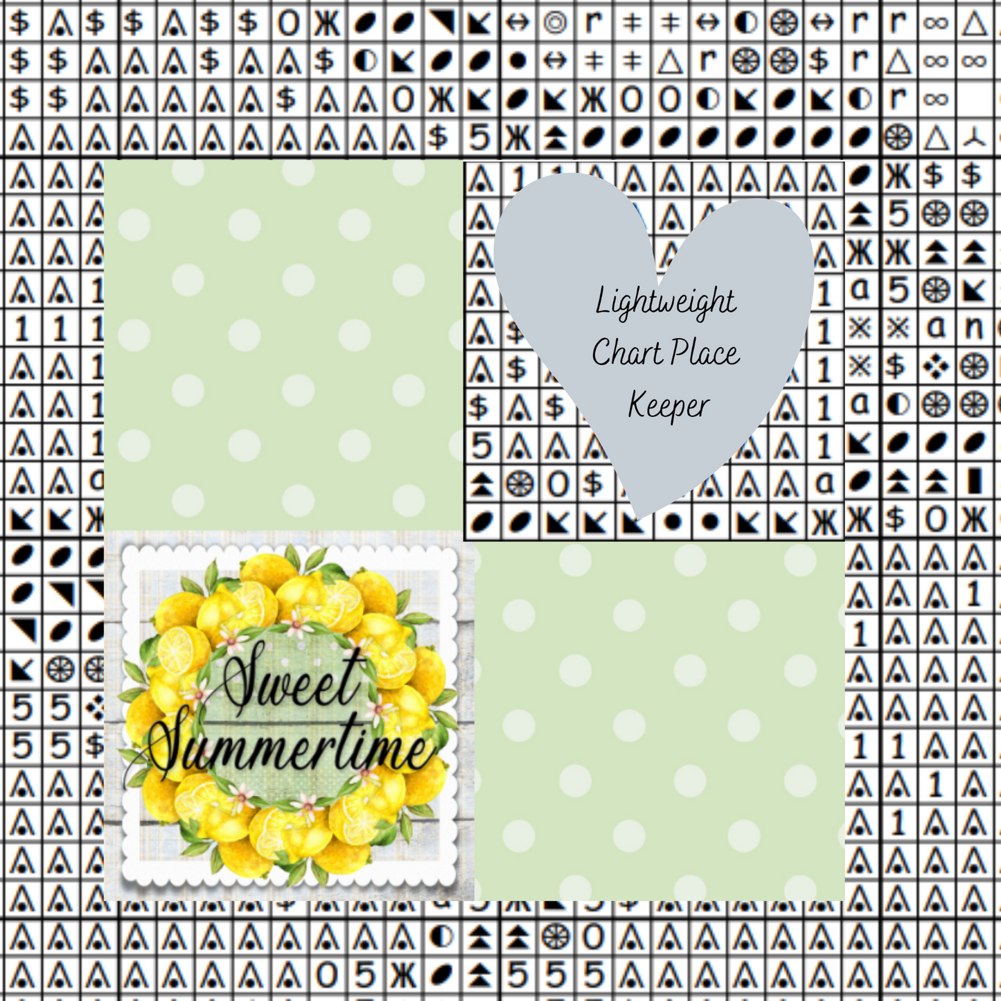 Sweet Summertime Chart Place Keeper