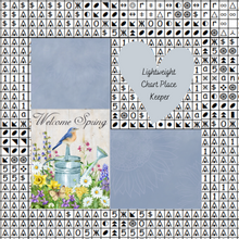 Welcome Spring Chart Place Keeper