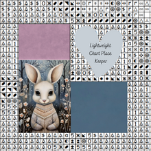Winter Animals Bunny Chart Place Keeper
