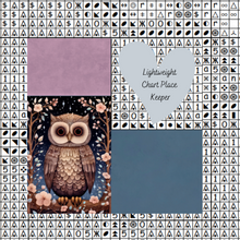 Winter Animals Owl Chart Place Keeper