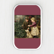 Christmas Children Small Storage Tin