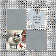 Christmas Sheep Chart Place Keeper