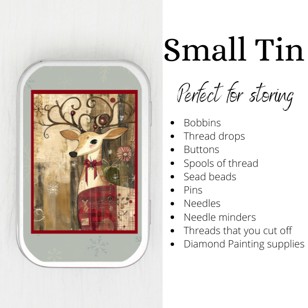 Christmas Woodlands Small Storage Tin