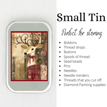 Christmas Woodlands Small Storage Tin