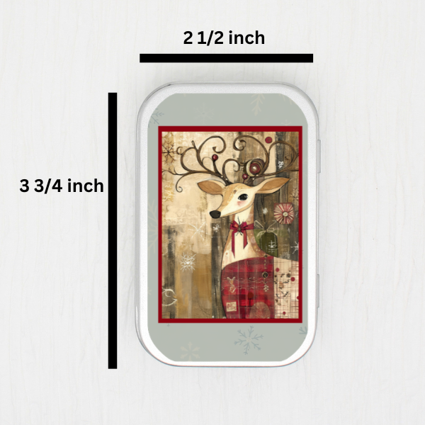 Christmas Woodlands Small Storage Tin