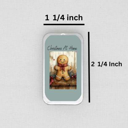 Christmas At Home Needle Tin