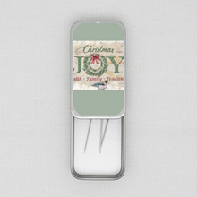 Christmas Joy Needle Tin
