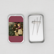 Christmas Children Needle Tin