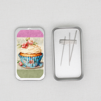 Cupcake Needle Tin