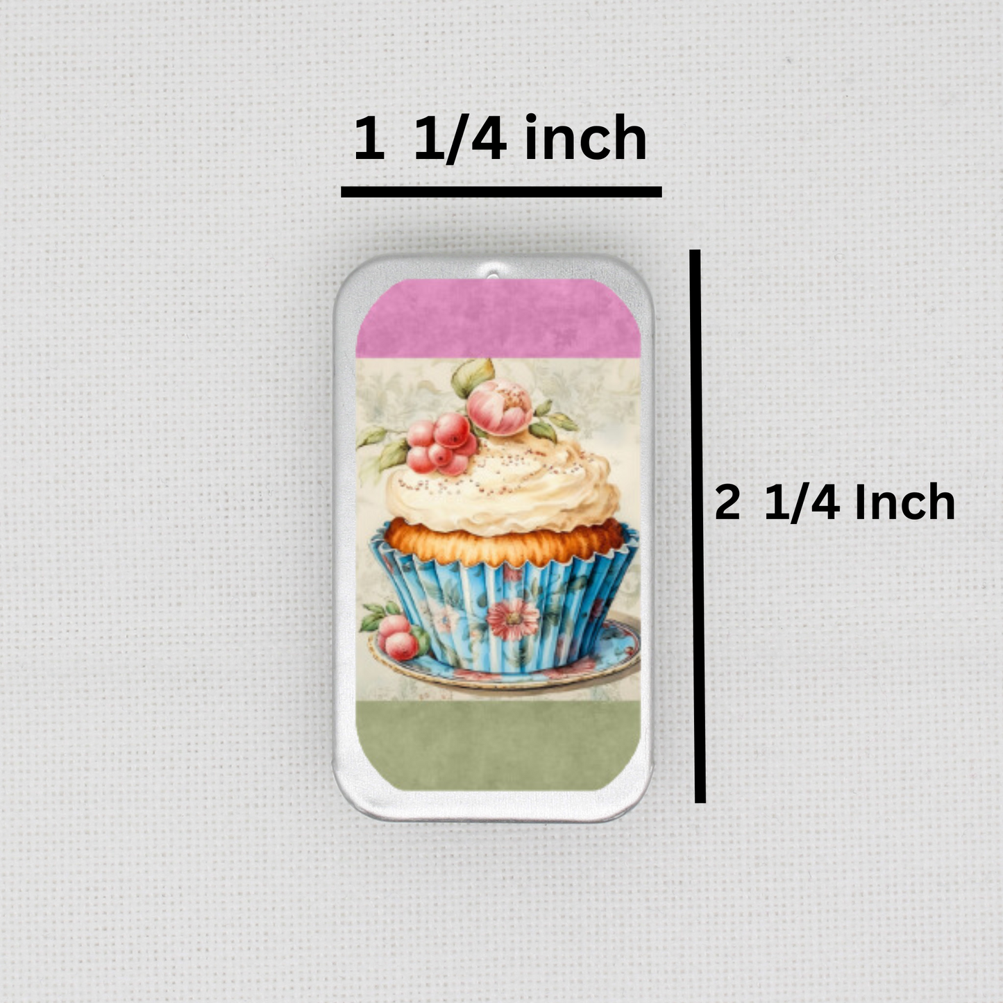 Cupcake Needle Tin