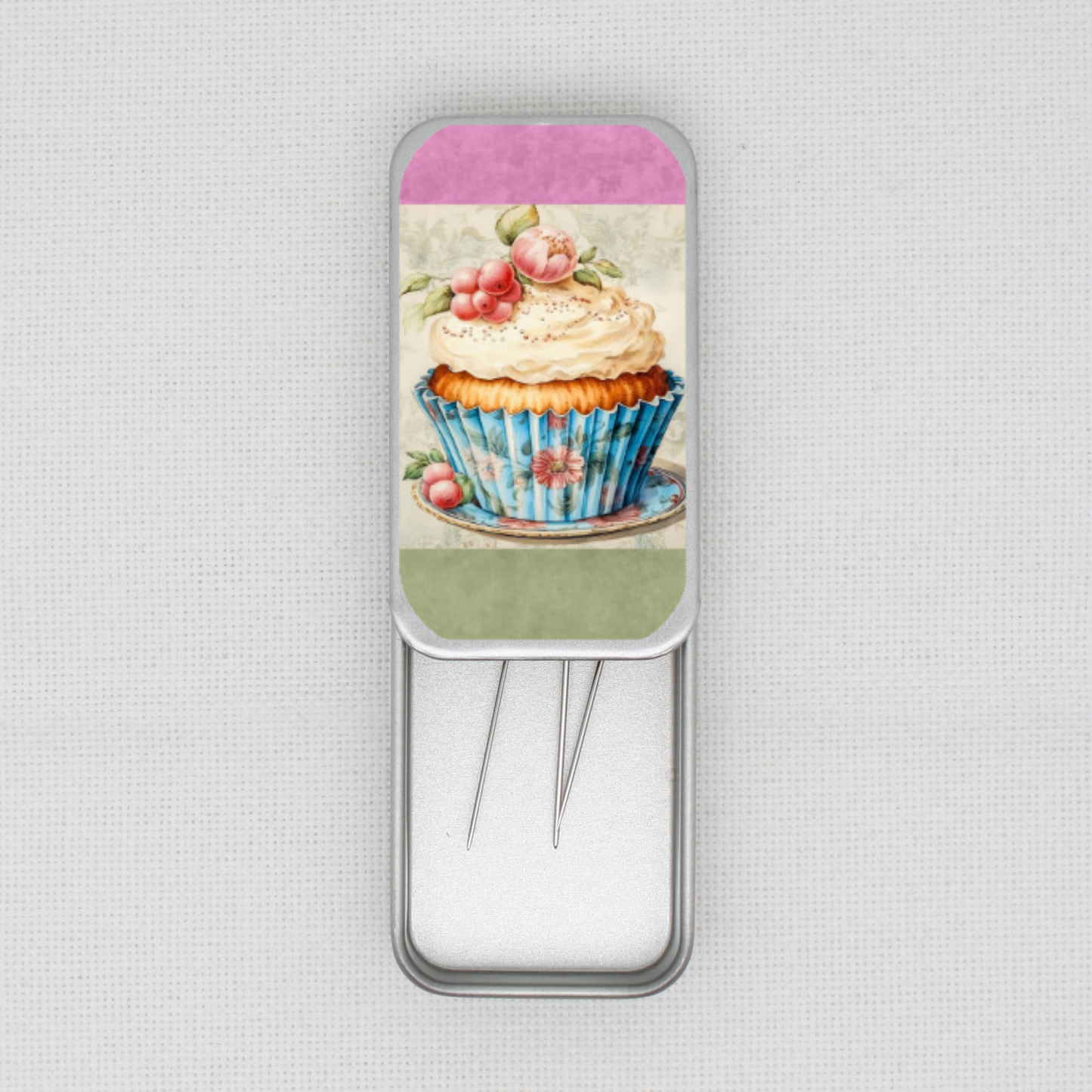 Cupcake Needle Tin