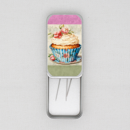 Cupcake Needle Tin
