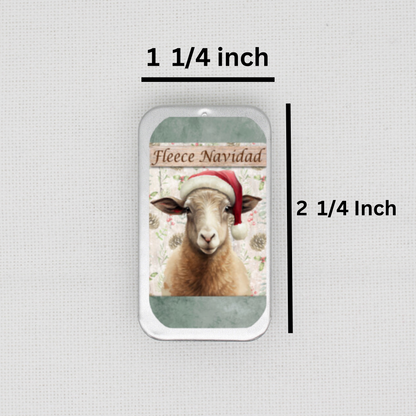 Fleece Navidad Needle Tin