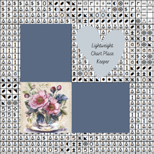 Teacup Of Flowers Chart Place Keeper