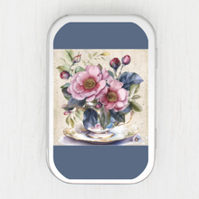 Teacup Of Flowers Small Storage Tin