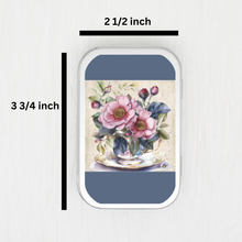 Teacup Of Flowers Small Storage Tin