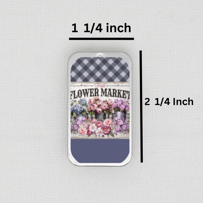 Flower Market Needle Tin
