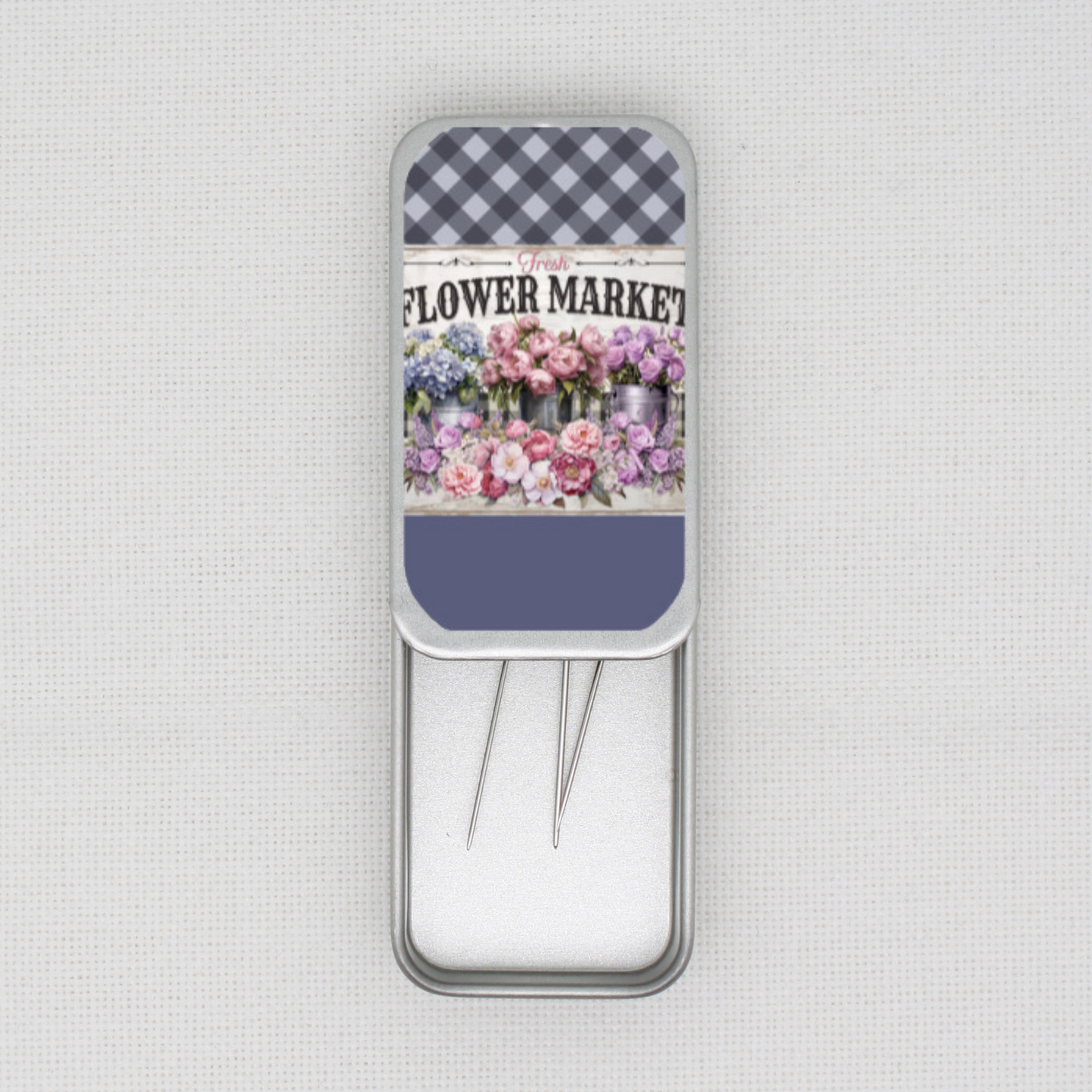 Flower Market Needle Tin