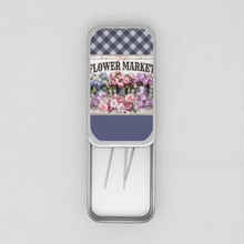 Flower Market Needle Tin