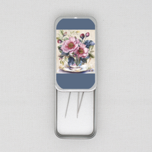 Teacup Of Flowers Needle Tin