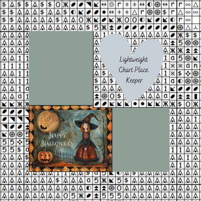 Halloween Witch Chart Place Keeper