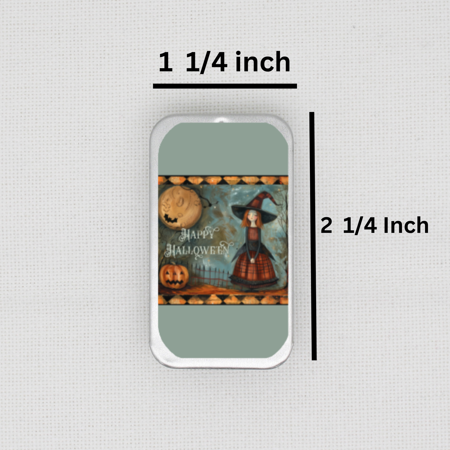 Halloween Witch Needle Tin