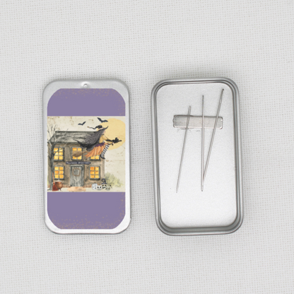 Halloween Greeting  Needle Tin
