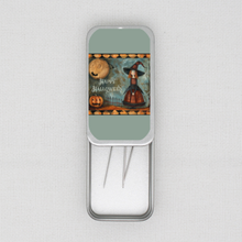 Halloween Witch Needle Tin