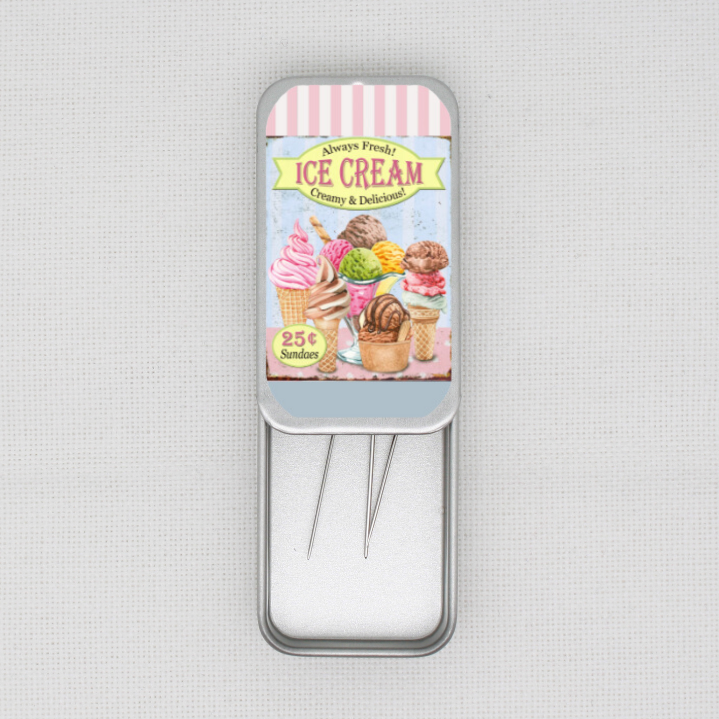 Ice Cream Needle Tin