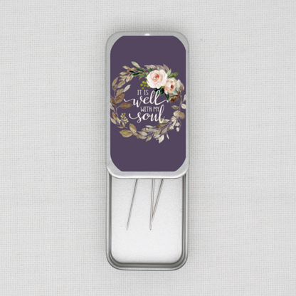 It Is Well With My Soul Needle Tin