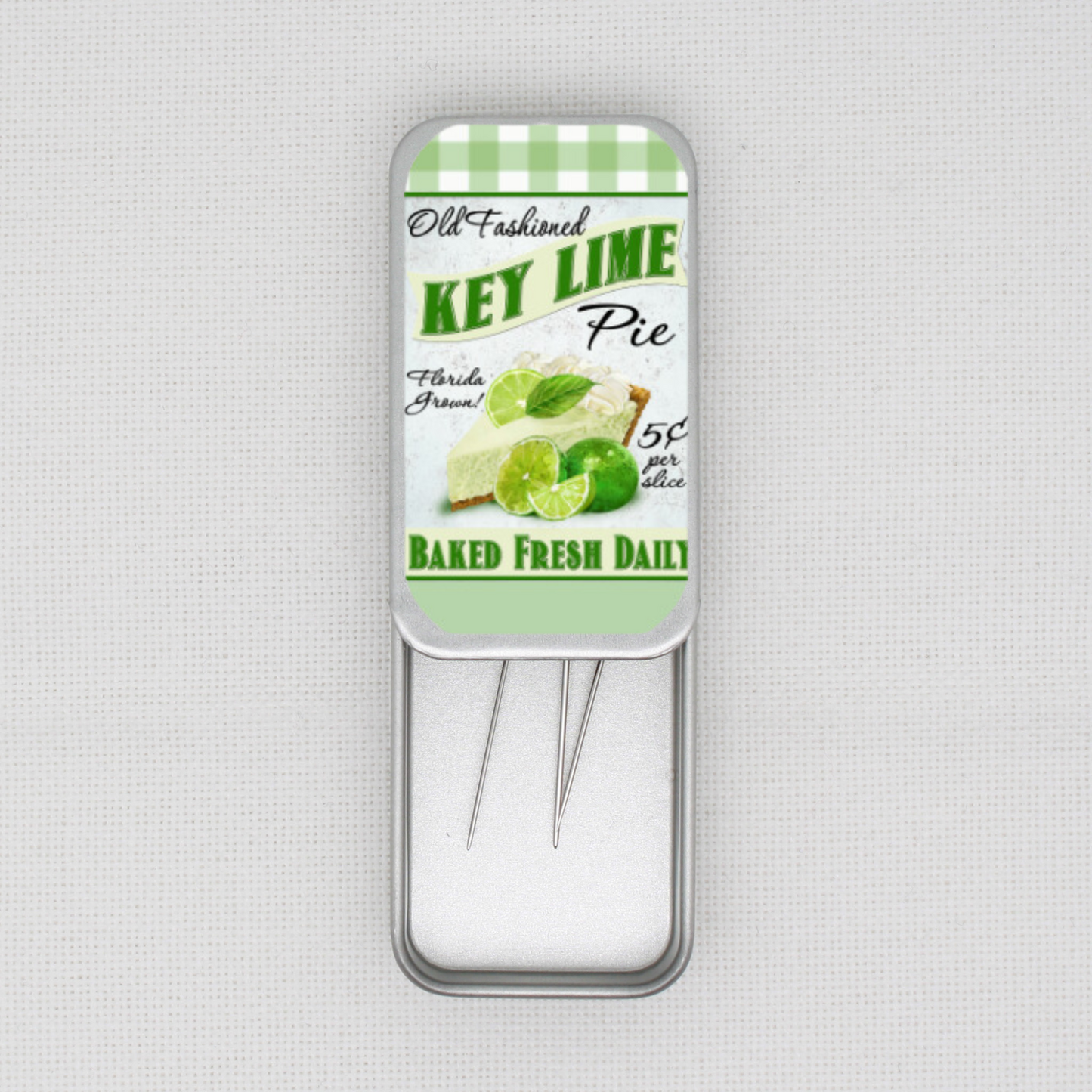 Key Lime Pie Needle Tin