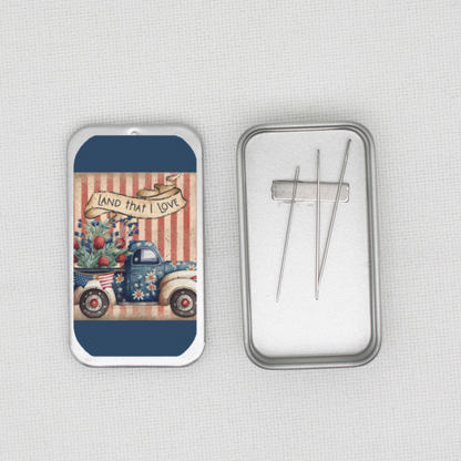 Land That I Love Truck Needle Tin