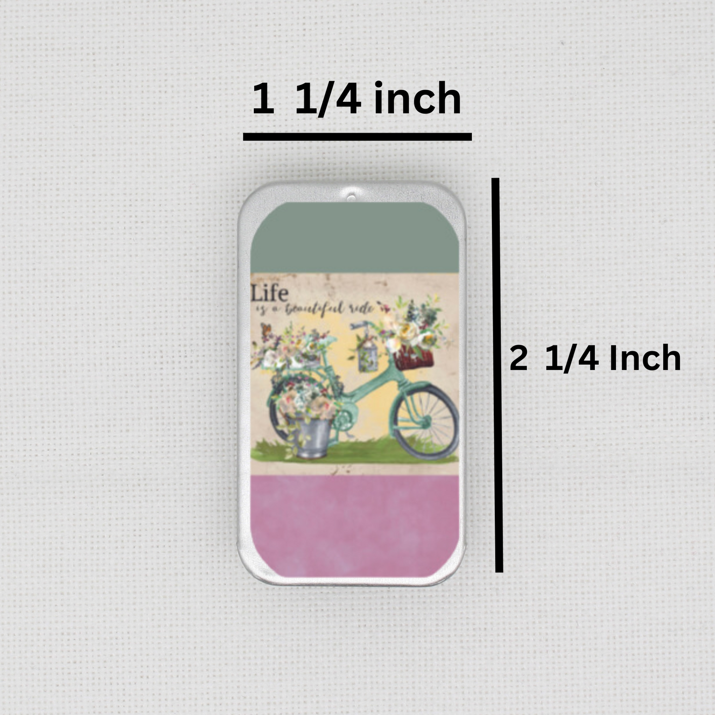 Life Is A Beautiful Ride Needle Tin