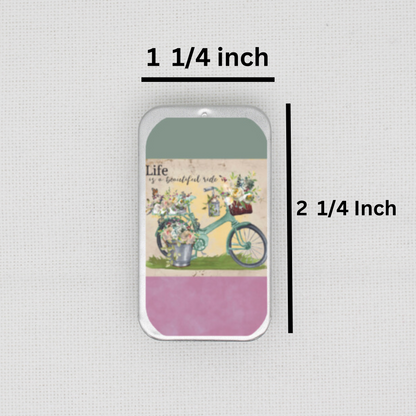 Life Is A Beautiful Ride Needle Tin