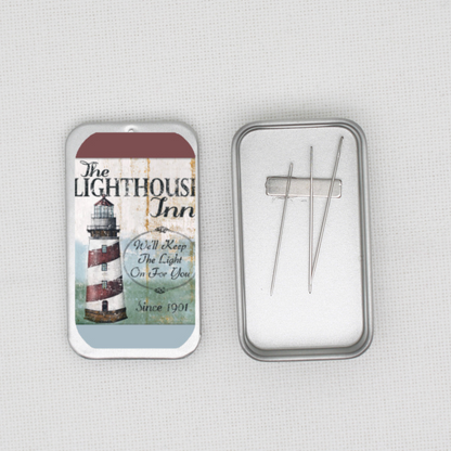 Lighthouse Inn Needle Tin