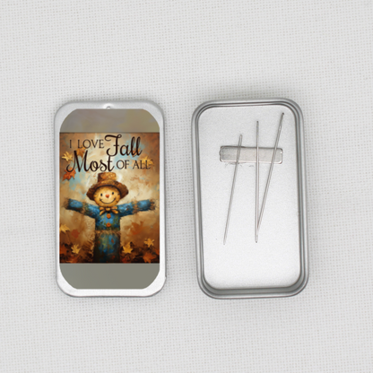 Love Fall Most Of All  Needle Tin