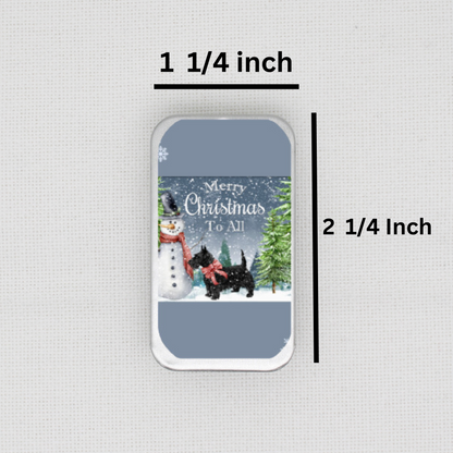 Merry Christmas To All Needle Tin