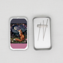 Night Animal Fox Needle Tin