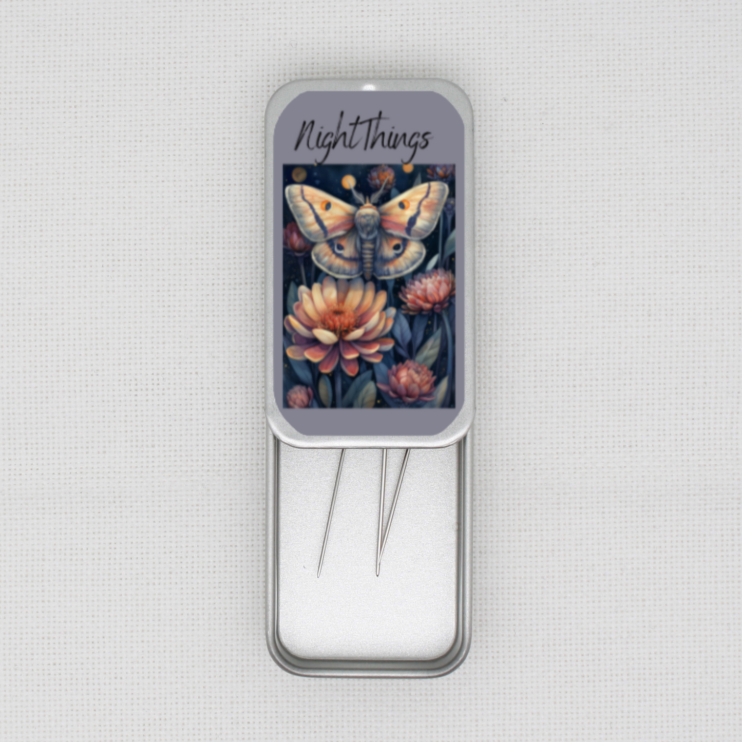 Night Things Moth Needle Tin