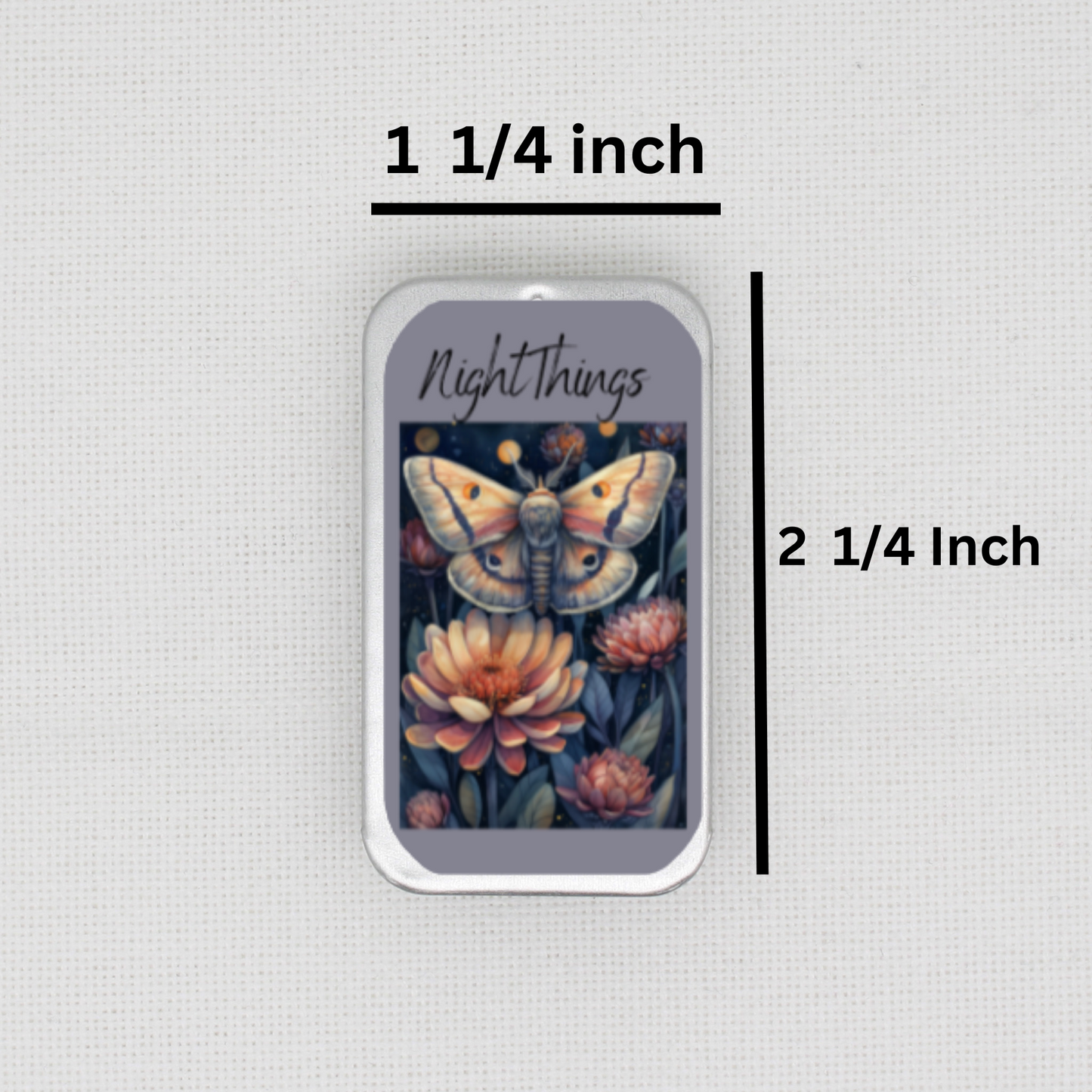 Night Things Moth Needle Tin