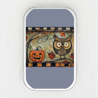 Owl And Jack Small Storage Tin