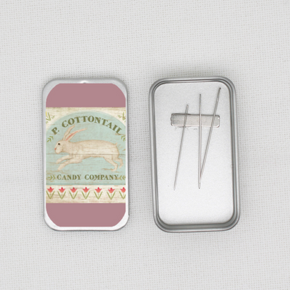 Cottontail Bunny Needle Tin