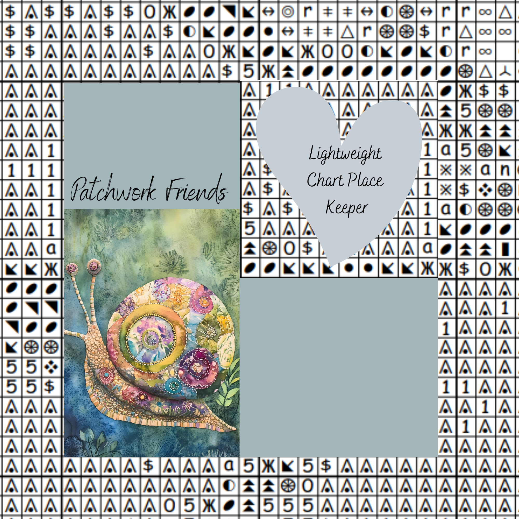 Patchwork Friends Chart Place Keeper – Sweet Autumn Stitch LLC