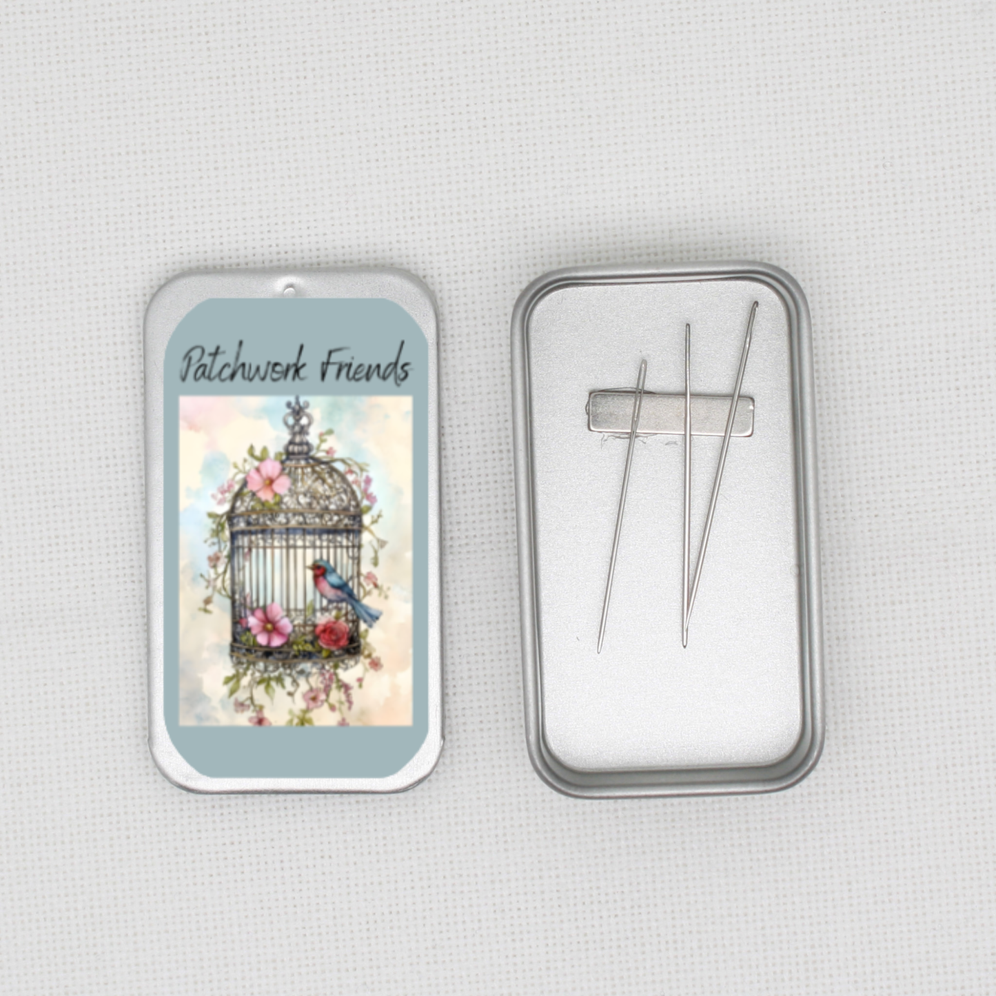 Patchwork Friends Needle Tin