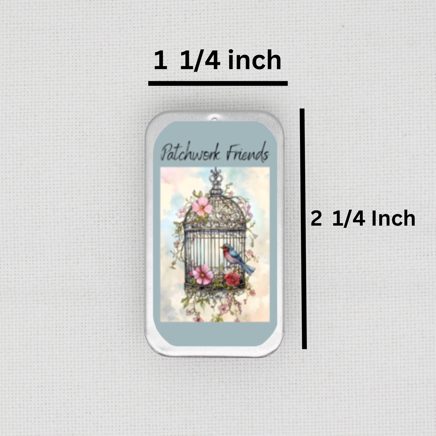 Patchwork Friends Needle Tin