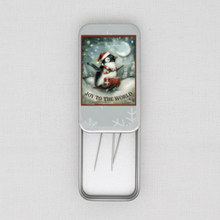 Christmas Penguin Needle Tin