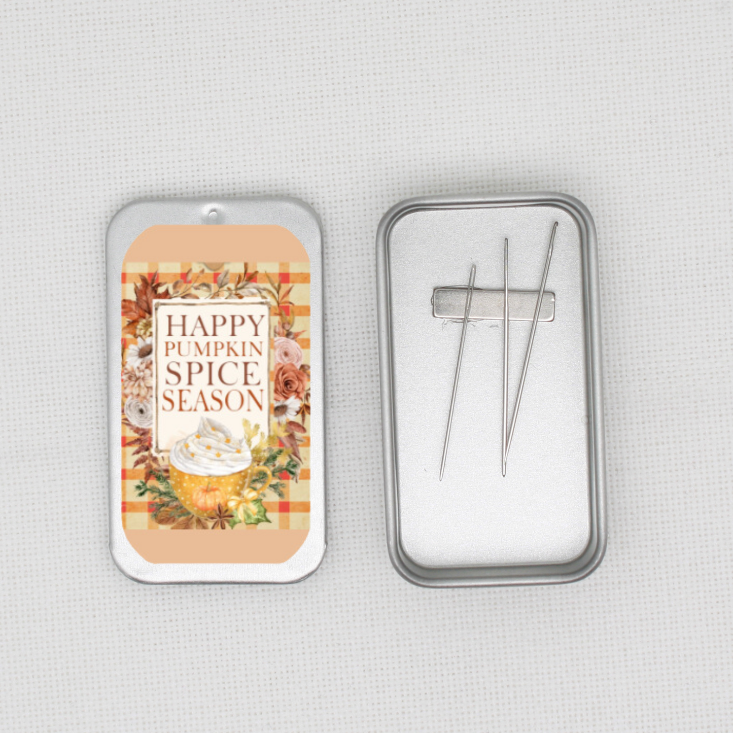 Pumpkin Spice Needle Tin