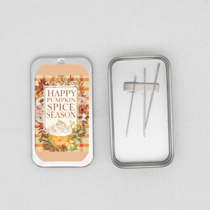 Pumpkin Spice Needle Tin
